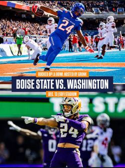 BUCKED UP LA BOWL Boise State vs Washington
