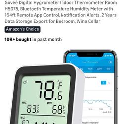 Digital Hydroponic Thermometer For Growing Tent  