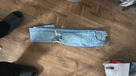 Purple jeans