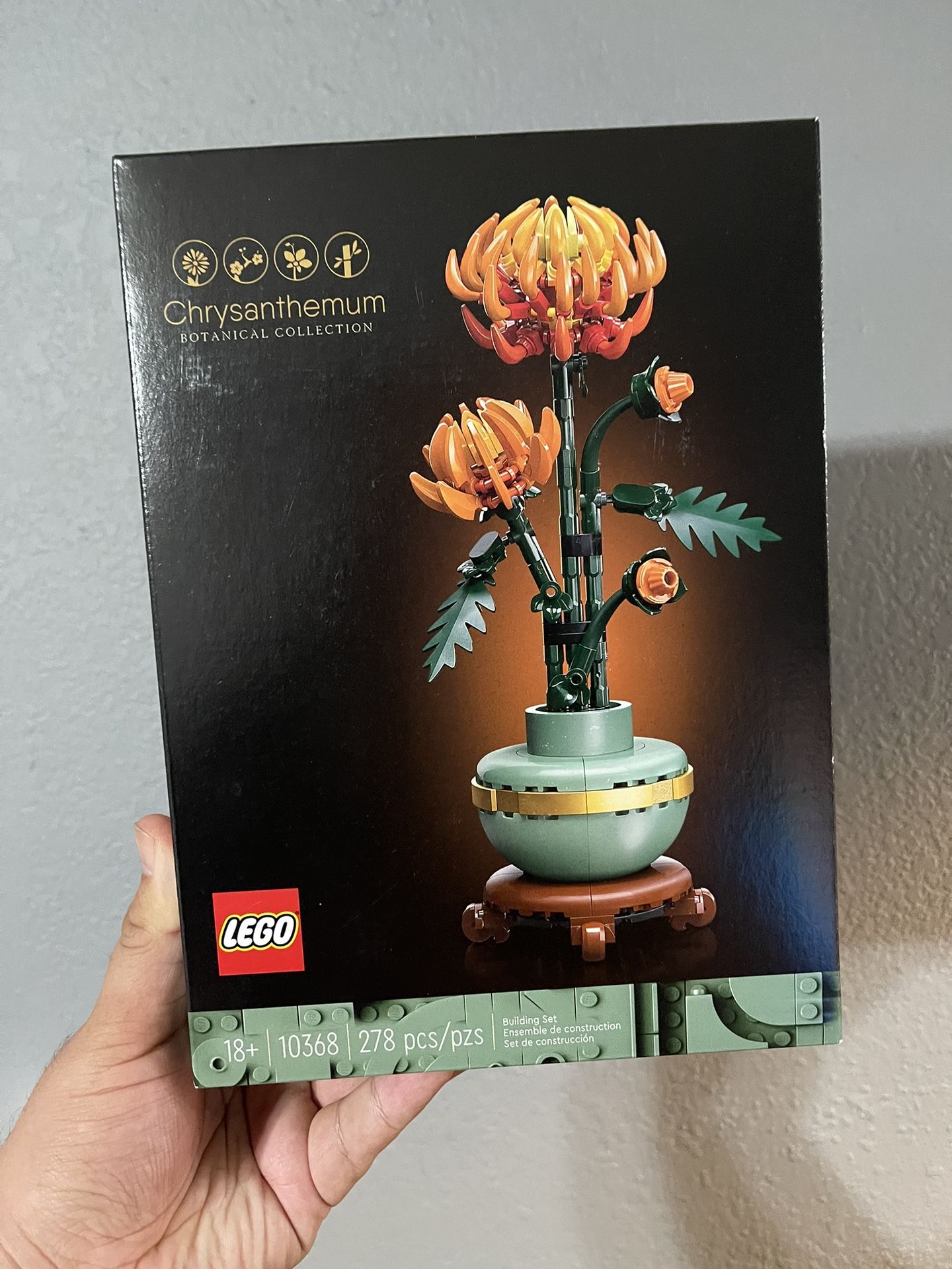Lego Chrysanthemum Botanical Collection New 