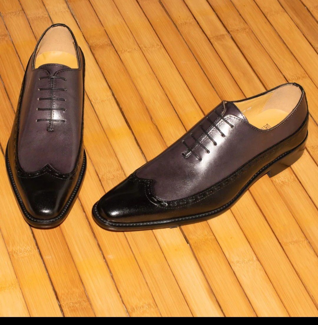 Leather Italian design fashion men shoes