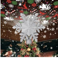 Projector LED Tree Top Star New 