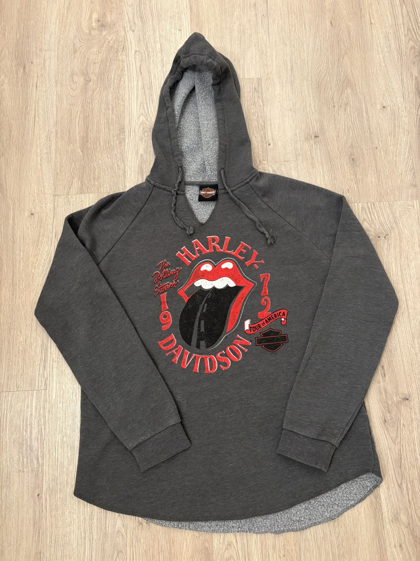 Harley Davidson Motorcycles Hoodie Sweatshirt Women’s Size Large Los Angeles 