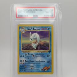 Misty's Dewgong Gym Challenge PSA 10