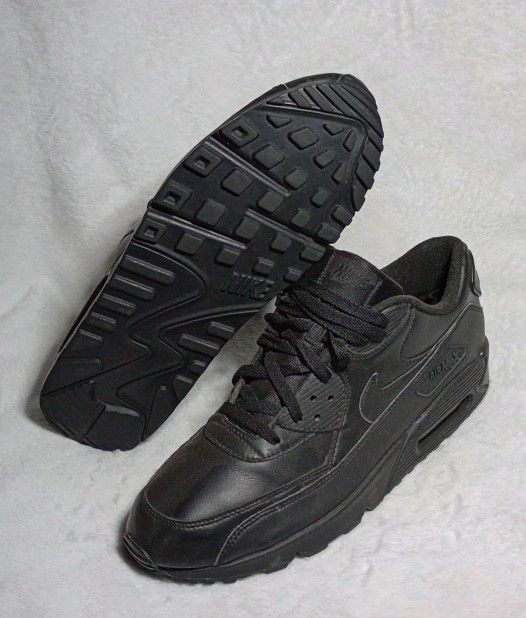 Men's Nike air max 90 Black Leather 2014