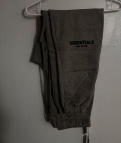 Essentials sweatpants dark oat size XS