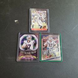 3 Josh Allen Cards 