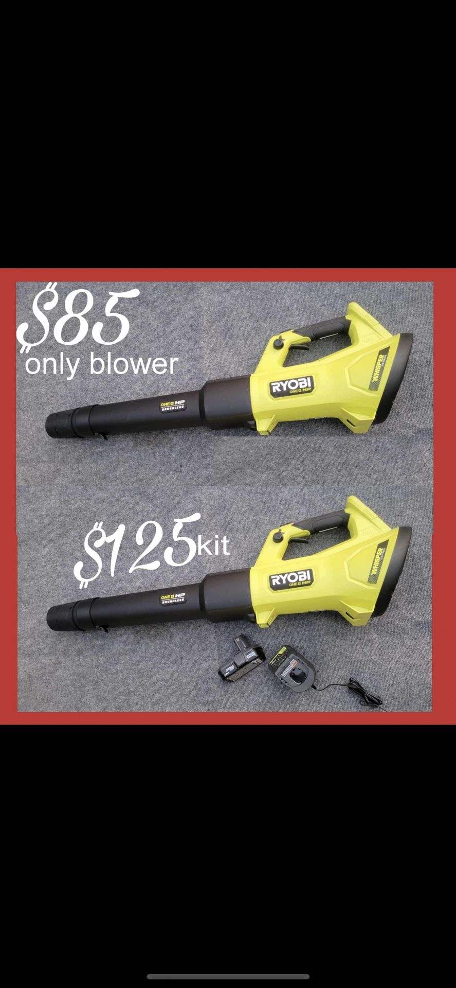 Ryobi 18v Blower