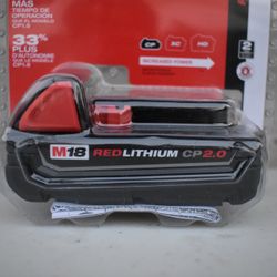 Milwaukee Battery M18 18-Volt 2.0 Ah Lithium-lon Compact