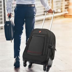 Star Cloud 4-Wheel Rolling Backpack-Backpack to Luggage Converter