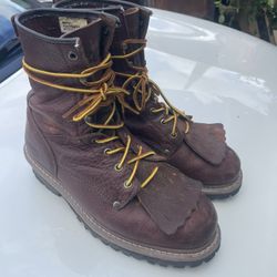 Work Boots Size 9W For Men