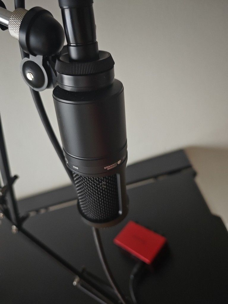 At2020 audio technica mic