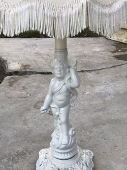 Vintage angel lamp
