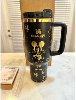 Stanley Disney Mickey Mouse Black & Gold Limited Edition 40oz Quencher Tumbler