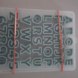 Cake Letter Stamp