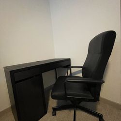 IKEA Micke Desk & Millberget Chair