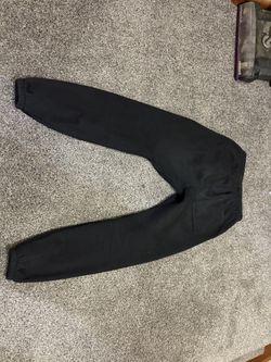 Black Essentials Pants Size Medium