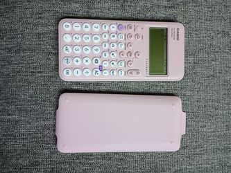 Casio scientific calculator light pink