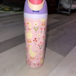 Pink Floral Goose 24oz Waterbottle