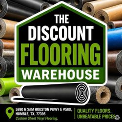 Thick sheet vinyl flooring