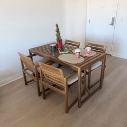 Outdoor Table Set - 5 piece 