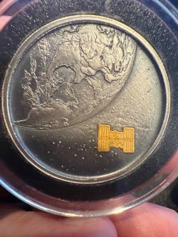 Lucky Rips Cosmic Vault ISS 2oz Silver .5 Gram Gold