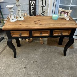 Rustic Console Table 