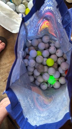 Used golf balls
