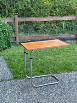 Danish Teak Adjustable Side table