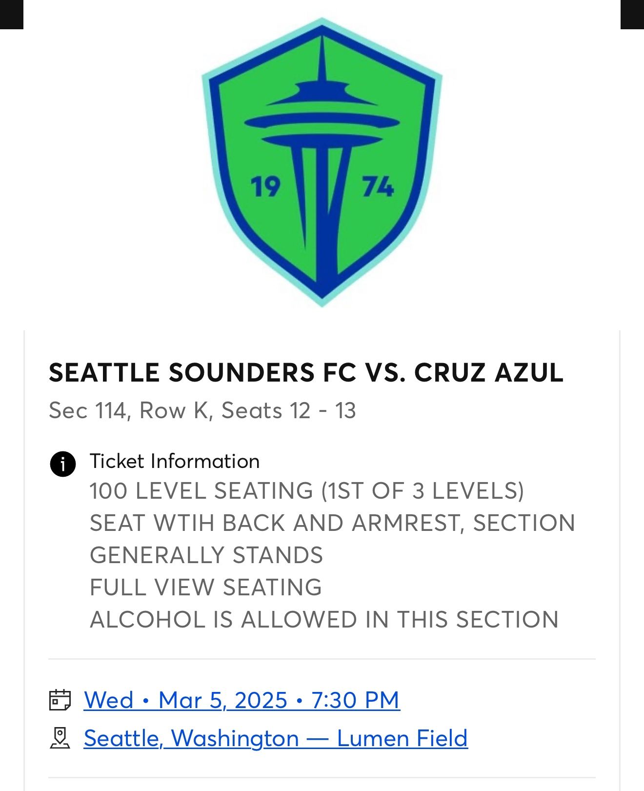 Cruz Zulu Vs Sounders
