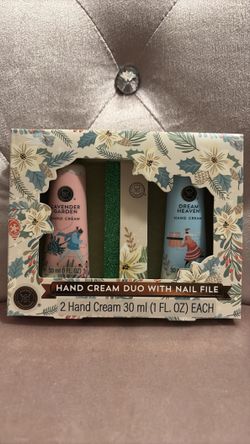 Hand cream & nail file
