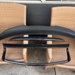 2018 Infiniti Q-50 carbon fiber parts, front grill, back spoiler, and infiniti trunk trim