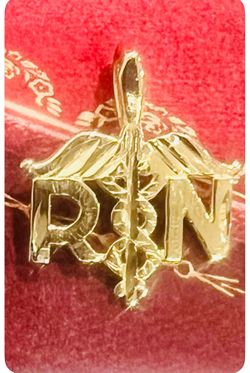 14K Solid Gold Pendant For Wedding