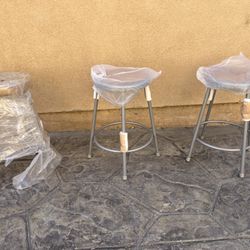3 new bar stools 2ft top asking $80 for all thanks 