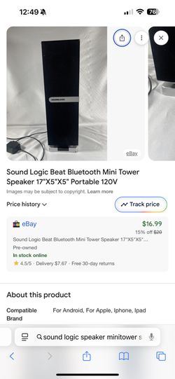 Sound Logic Bluetooth Speaker