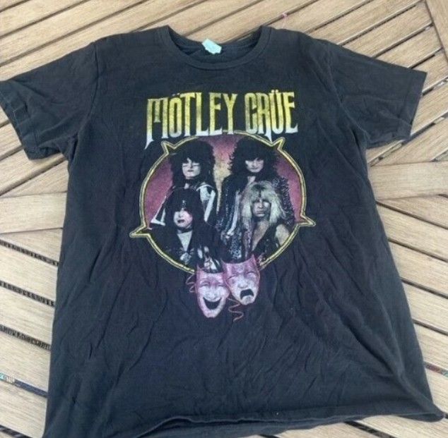 Motley Crue 1985 Theater of Pain Album Promo Concert T Shirt Men’s