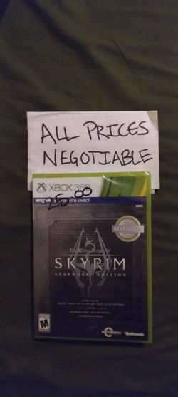 Sealed Xbox 360 Game. The Elder Scrolls V Skyrim Legendary Edition