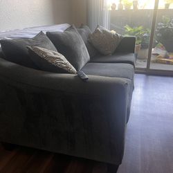 Blue Grey -3 Seat Sofa