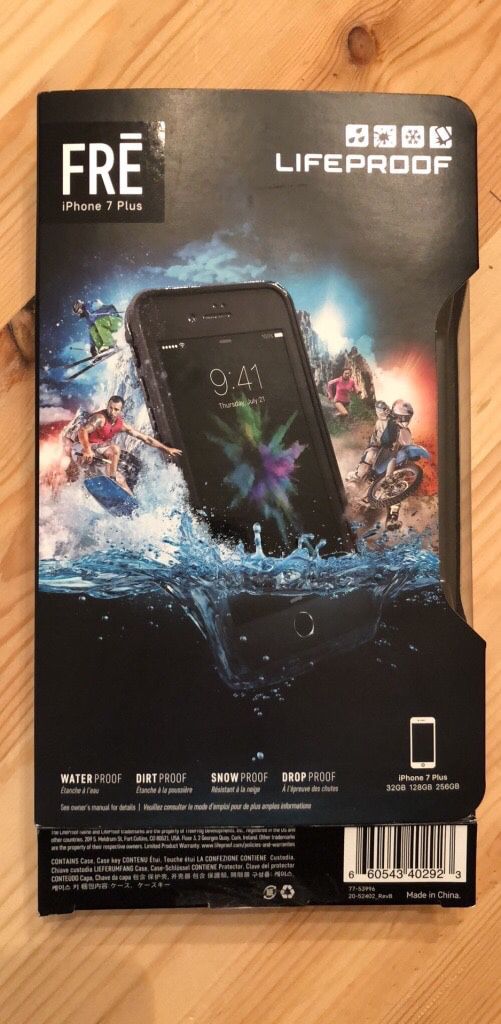 Lifeproof Waterproof Phone Case FRE iPhone 7+ Plus