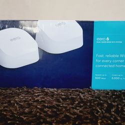 Eero 6 AX1800 DUAL BAND MESH WIFI 6 
