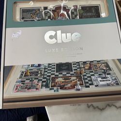 Giant Game Board "CLUE" (Luxe Solid Maple Edition) W.S. Game Company - Brand New