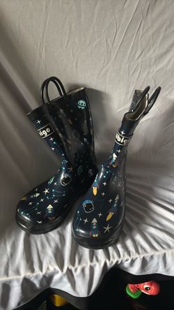 Rain boot for kids size 1 bota para lluvia hibigo