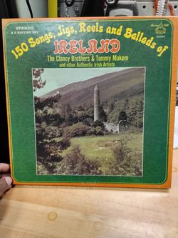 Set Of 5 Records From Ireland 150 Songs, Jigs,Reels And Ballads Authentic Irish Artist $30