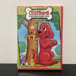 Clifford The Big Red Dog Growing Up With Clifford DVD RARE Scholastic Y2K 2006