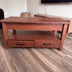 Coffee Table With Storage And Lift Top