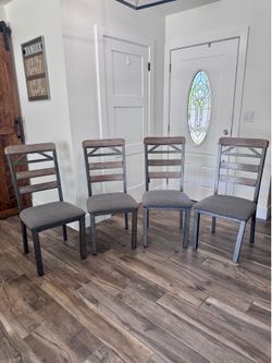 RUSTIC FARMHOUSE DINING CHAIRS!