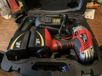 Skill XDrive 18volt Cordless Drill-Case Etc.