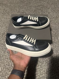 Black Leather Rick Vans