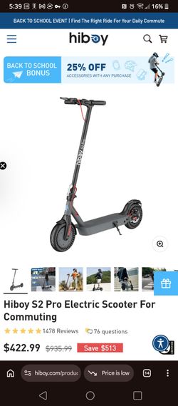 Hiboy S2 Pro Scooter