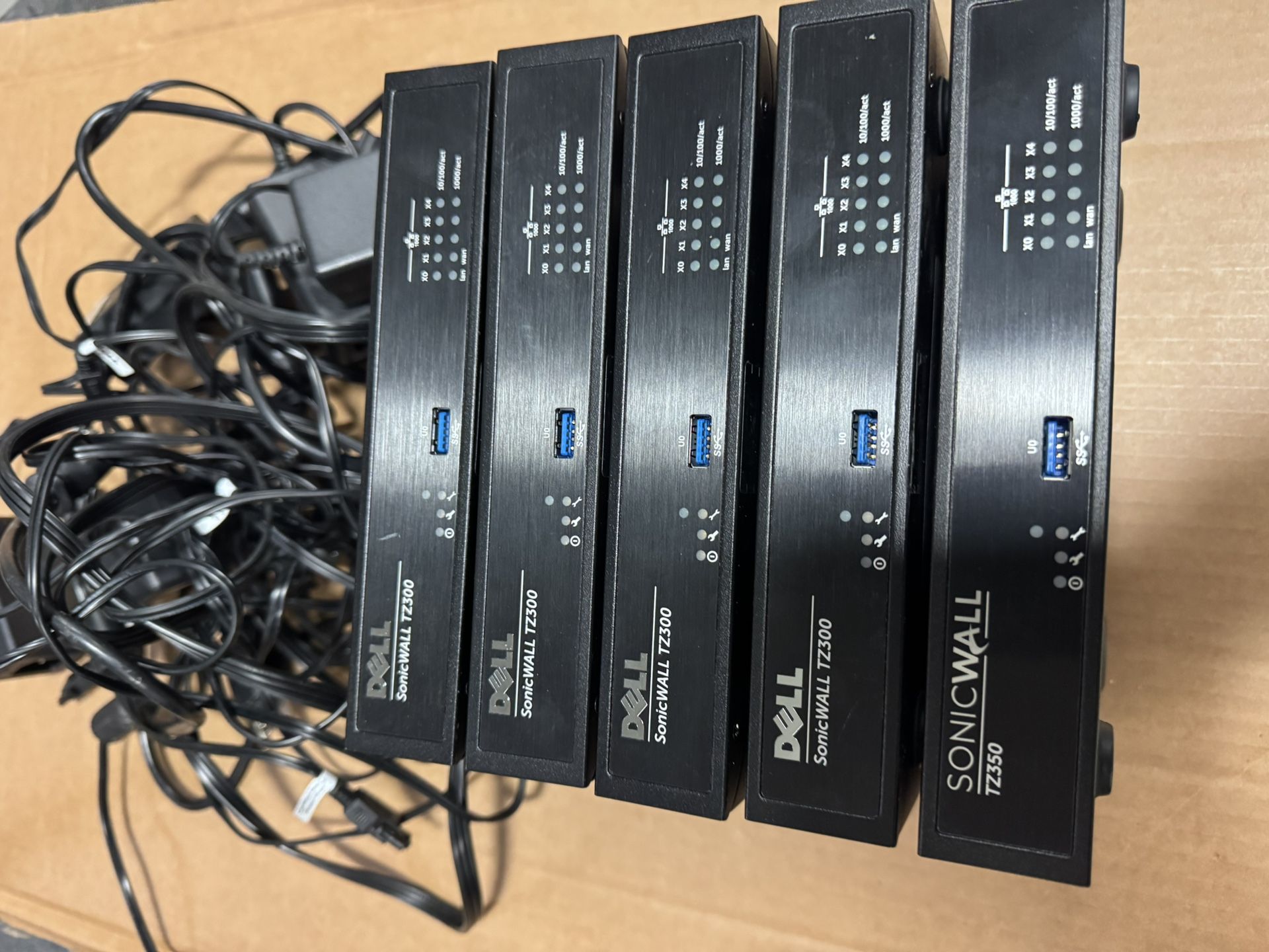 Dell SonicWALL TZ300 TZ350 Network Security Appliance Firewall Router Lot Of 5